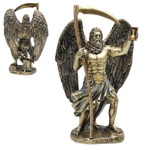 ENFEITE DE MESA MODELO CHRONOS EM RESINA PLÁSTICA REF: APWU78095A4