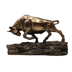 ENFEITE DE MESA MODELO TOURO EM RESINA PLÁSTICA REF: APWU77487A1