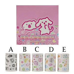 FITAS ADESIVAS COLORIDA EM PAPEL REF: XM-JD8687B