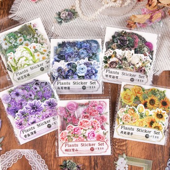 PACOTE COM 50 ADESIVOS DE PLANTAS REF: XM-TZ2932 PACOTE COM 50 ADESIVOS DE PLANTAS REF: XM-TZ2932