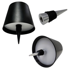 LUMINÁRIA DECORATIVA LED COM ENCAIXE PARA GARRAFA EM METAL E PLÁSTICO REF: APB06L-BL LUMINÁRIA DECORATIVA LED COM ENCAIXE PARA GARRAFA EM METAL E PLÁSTICO REF: APB06L-BL