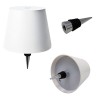 LUMINÁRIA DECORATIVA LED COM ENCAIXE PARA GARRAFA EM METAL E PLÁSTICO REF: APB06L-WH