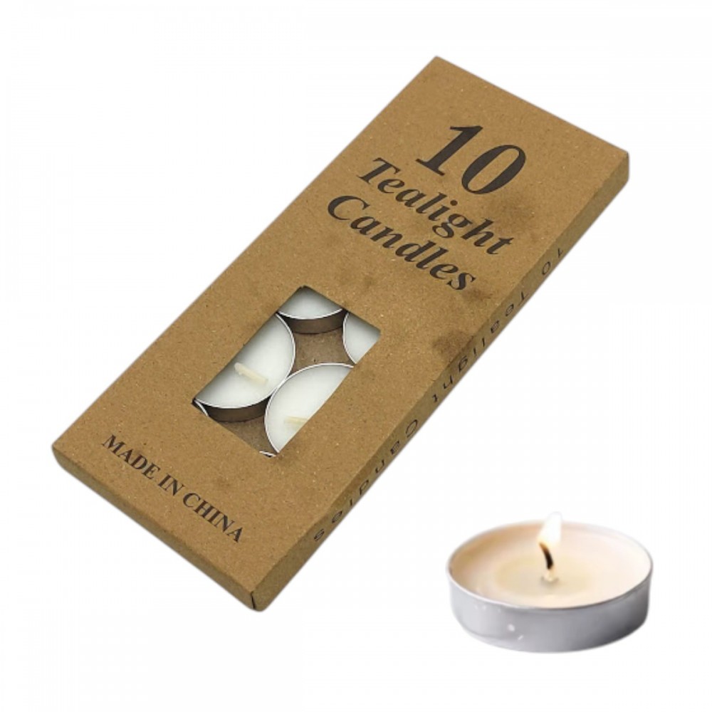 KIT 10 VELAS EM PARAFINA COM BASE EM ALUMÍNIO REF: AP7305R10 KIT 10 VELAS EM PARAFINA COM BASE EM ALUMÍNIO REF: AP7305R10