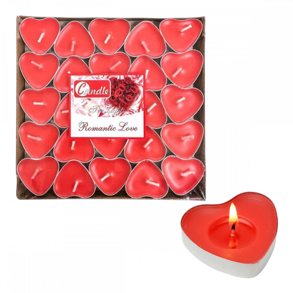 KIT 50 VELAS MODELO CORAÇÃO EM PARAFINA COM BASE EM ALUMÍNIO REF: AP7305H50 KIT 50 VELAS MODELO CORAÇÃO EM PARAFINA COM BASE EM ALUMÍNIO REF: AP7305H50