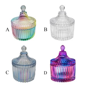 BOMBONIERE DECORATIVO DE VIDRO REF: APG2908