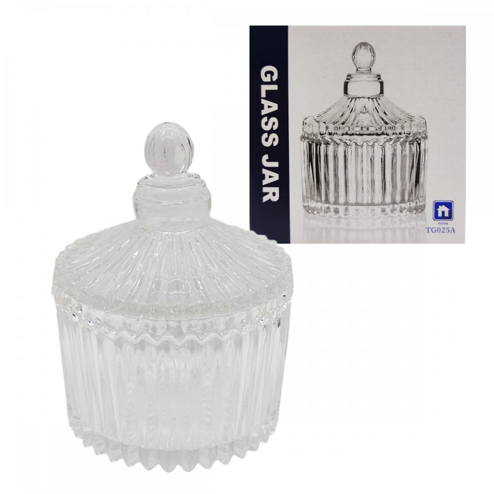 BOMBONIERE DECORATIVO EM VIDRO REF: APG2908