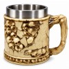 CANECA DE INOX E RESINA 600ML MODELO CAVEIRA REF: AP25001B CANECA DE INOX E RESINA 600ML MODELO CAVEIRA REF: AP25001B