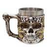 CANECA DE INOX E RESINA 600ML MODELO CAVEIRA REF: AP25003B CANECA DE INOX E RESINA 600ML MODELO CAVEIRA REF: AP25003B