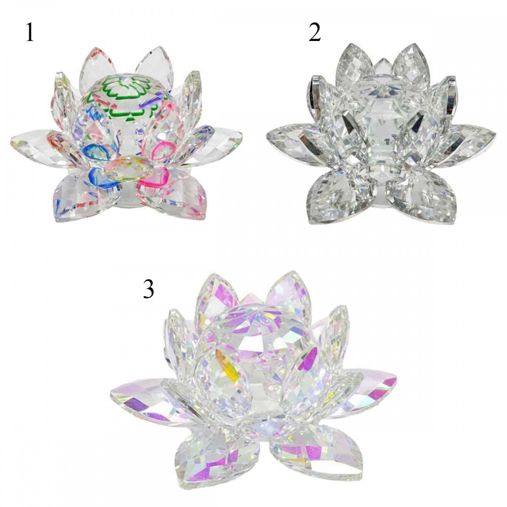 FLOR DE LÓTUS EM VIDRO REF: AP7814LH100