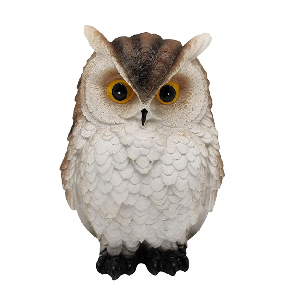 ENFEITE DECORATIVO CORUJA EM RESINA PLÁSTICA REF: AP744-3 ENFEITE DECORATIVO CORUJA EM RESINA PLÁSTICA REF: AP744-3