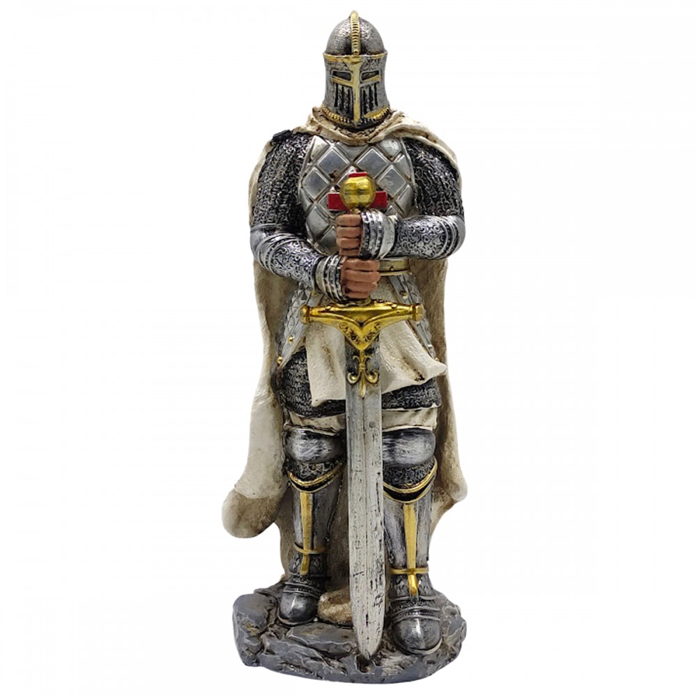 CAVALEIRO MEDIEVAL DE RESINA PLÁSTICA REF: APHN62