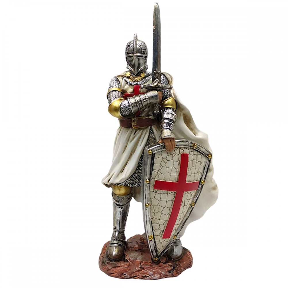 CAVALEIRO MEDIEVAL DE RESINA PLÁSTICA REF: APHN66