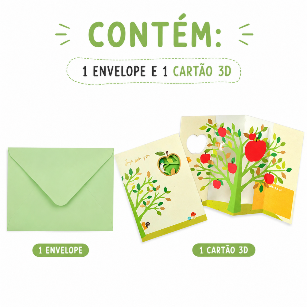 ENVELOPE E CARTÃO DE PAPEL PARA PRESENTES REF: AP248-4