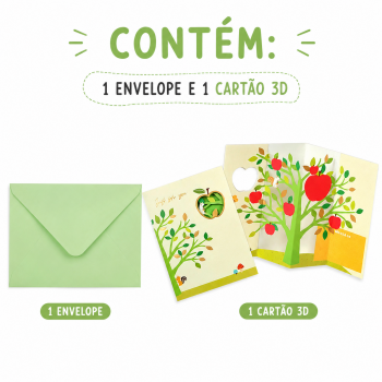 ENVELOPE E CARTÃO DE PAPEL PARA PRESENTES REF: AP248-4