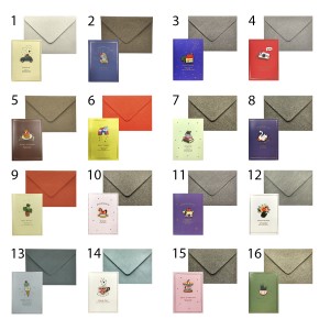 ENVELOPE E CARTÃO DE PAPEL PARA PRESENTES REF: AP248-5