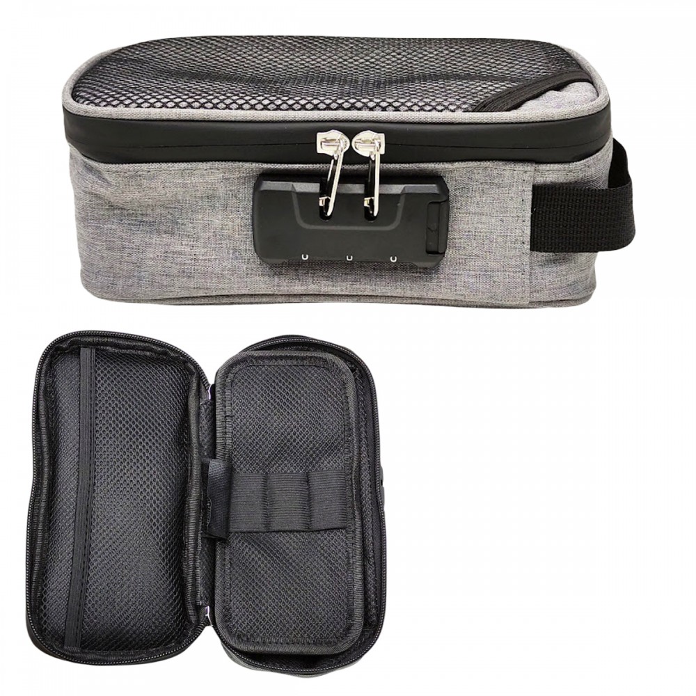 ESTOJO EM TECIDO OXFORD COM ZIPER REF: AP1468-1