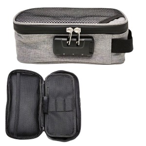 ESTOJO EM TECIDO OXFORD COM ZIPER REF: AP1468-1