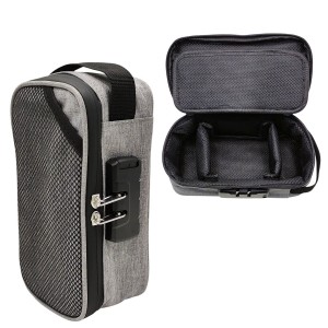 ESTOJO EM TECIDO OXFORD COM ZIPER REF: AP1468-1