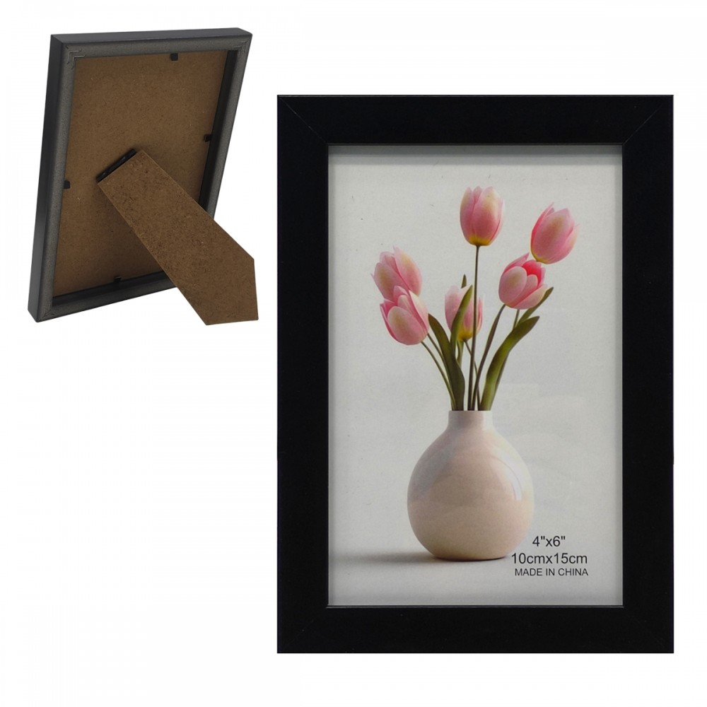 PORTA-RETRATO 10CMX15CM DE PLÁSTICO E VIDRO REF: APCLD9008-46