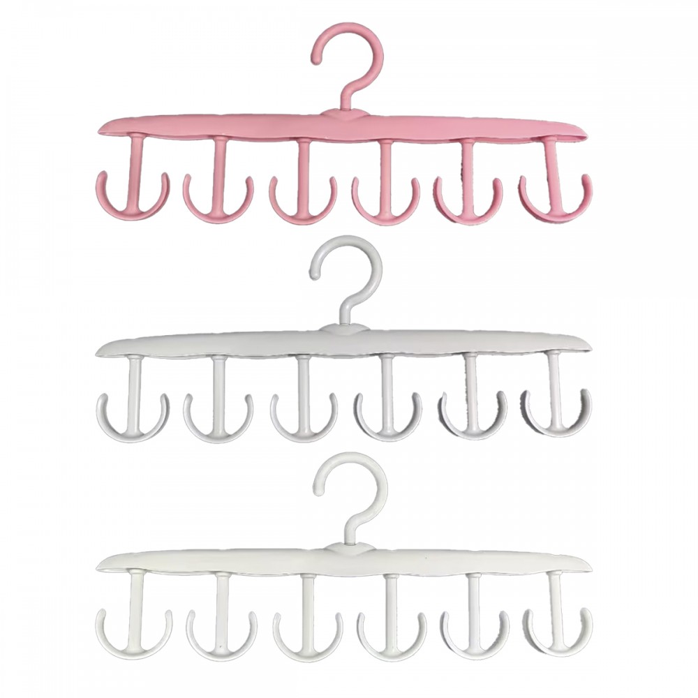 CABIDE GIRATÓRIO COM 12 GANCHOS DE PLÁSTICO REF: AP302