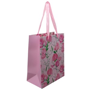 SACOLA DE PAPEL ESTAMPADA PARA PRESENTES REF: AP9298M