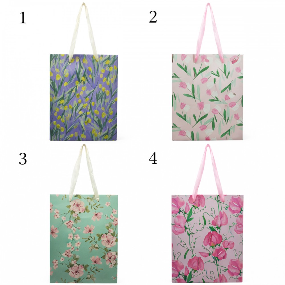 SACOLA DE PAPEL ESTAMPADA PARA PRESENTES REF: AP9298XL