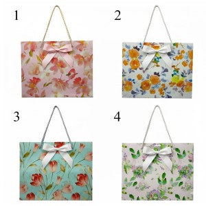 SACOLA DE PAPEL ESTAMPADA PARA PRESENTES REF: APH039M