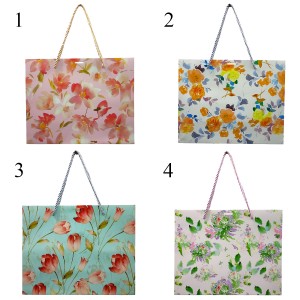 SACOLA DE PAPEL ESTAMPADA PARA PRESENTES REF: APH039M