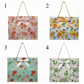 SACOLA DE PAPEL ESTAMPADA PARA PRESENTES REF: APH039L