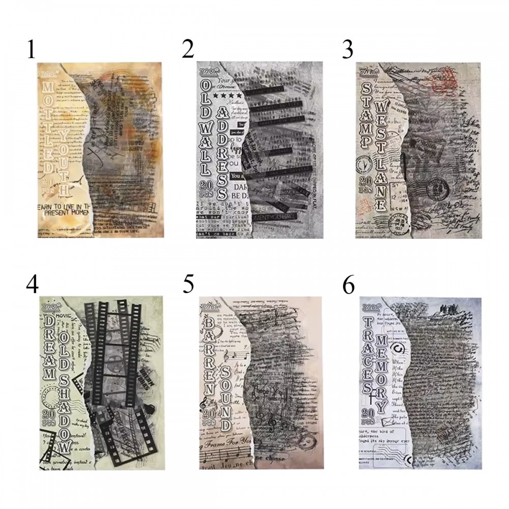 PACOTE COM 20 ADESIVOS SORTIDOS DE PLÁSTICO REF: APJYYM