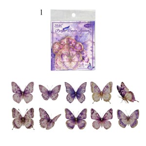 PACOTE DE ADESIVOS DE PLÁSTICO MODELO BORBOLETAS REF: APMHDYW PACOTE DE ADESIVOS DE PLÁSTICO MODELO BORBOLETAS REF: APMHDYW