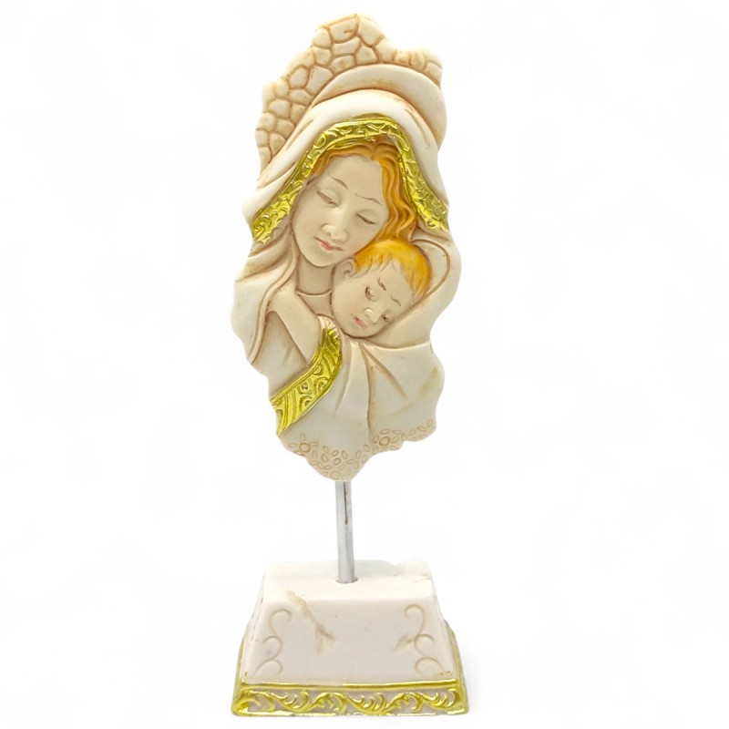 ENFEITE DE MESA DE RESINA MODELO MARIA E JESUS REF: APW1506 ENFEITE DE MESA DE RESINA MODELO MARIA E JESUS REF: APW1506