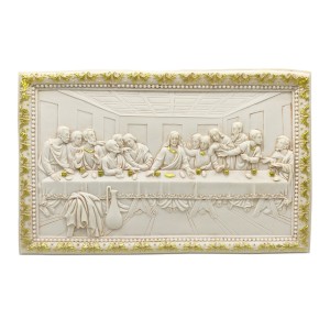 ENFEITE DE MESA DE RESINA MODELO SANTA CEIA REF: APW2002