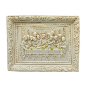 ENFEITE DE MESA DE RESINA MODELO SANTA CEIA REF: APW1239