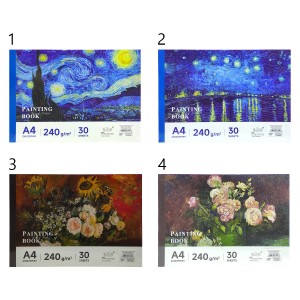 CADERNO DE DESENHO A4 COM 30 FOLHAS DE PAPEL DE 240G/M2 REF: APLBA430-2384 CADERNO DE DESENHO A4 COM 30 FOLHAS DE PAPEL DE 240G/M2 REF: APLBA430-2384