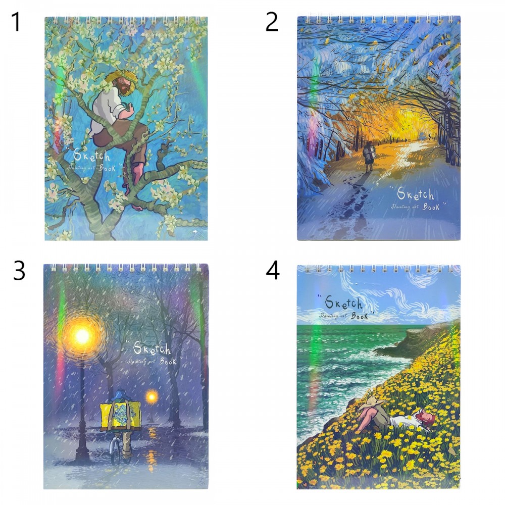 CADERNO DE DESENHO COM 46 FOLHAS DE PAPEL DE 100G/M2 REF: APSXB546-2449