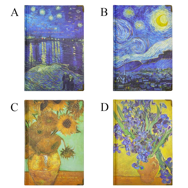 CADERNO VAN GOGH COM 128 FOLHAS 100G/M² REF: APJZA5128-2306 CADERNO VAN GOGH COM 128 FOLHAS 100G/M² REF: APJZA5128-2306