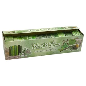 KIT COM 10 ROLOS DE FITA ADESIVA PARA TRABALHO ARTÍSTICO REF: XM-HZ0316D KIT COM 10 ROLOS DE FITA ADESIVA PARA TRABALHO ARTÍSTICO REF: XM-HZ0316D