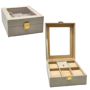 ESTOJO PORTA OBJETOS DE TECIDO DE VELUDO REF: APC57A-1