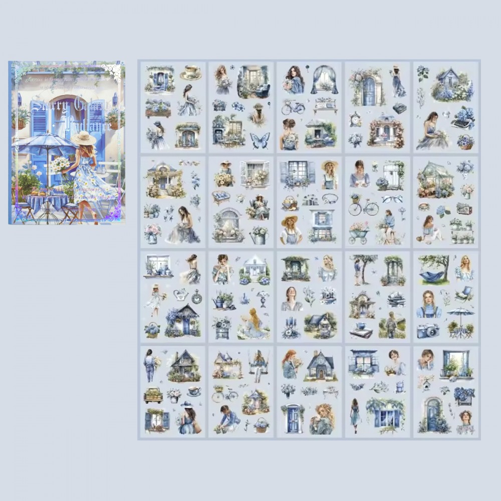 PACOTES CONTENDO 20 FOLHAS COM ADESIVOS DE PAPEL E PLÁSTICO REF: AP5391