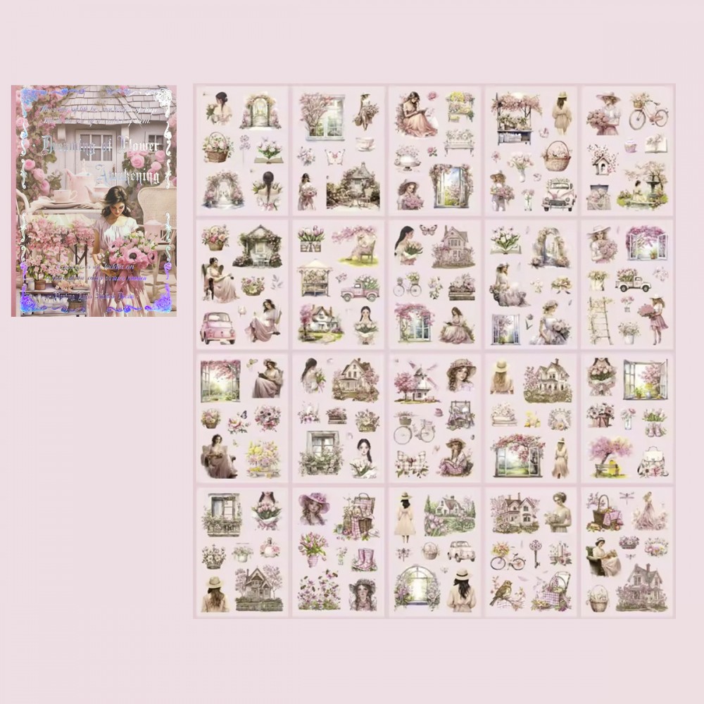 PACOTES CONTENDO 20 FOLHAS COM ADESIVOS DE PAPEL E PLÁSTICO REF: AP5391