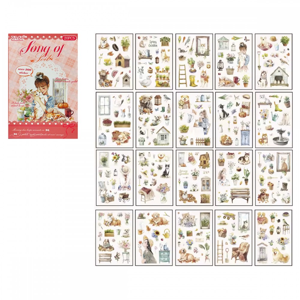 CADERNO CONTENDO 20 FOLHAS COM ADESIVOS DE PAPEL E PLÁSTICO REF: APBFMCL402 CADERNO CONTENDO 20 FOLHAS COM ADESIVOS DE PAPEL E PLÁSTICO REF: APBFMCL402