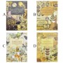 CADERNO COM 20 FOLHAS DE FIGURINHAS ADESIVAS DE PAPEL E PLÁSTICO REF: APJMPF404