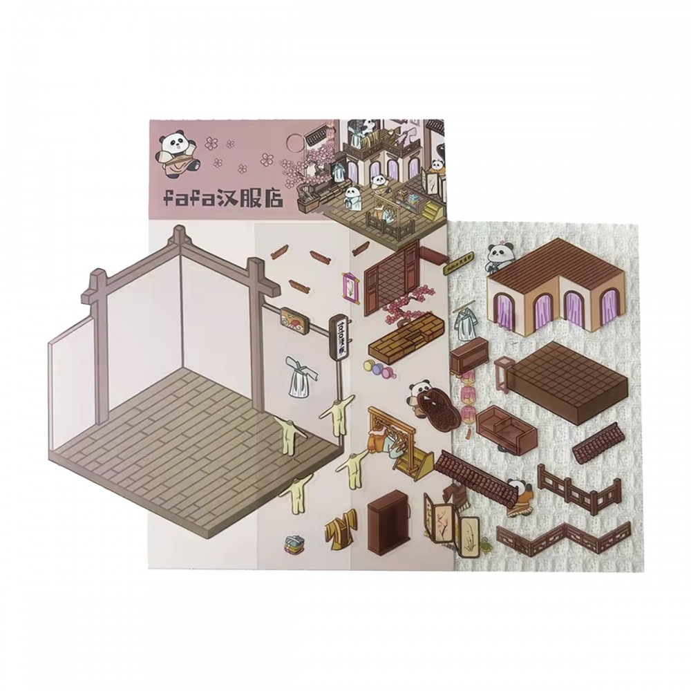 CARTELA DE ADESIVOS SORTIDOS DE PLÁSTICO REF: APA018 