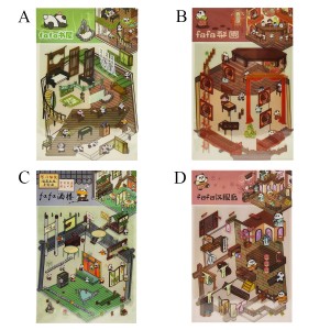 CARTELA DE ADESIVOS SORTIDOS DE PLÁSTICO REF: APA018 