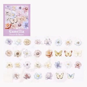 CAIXA COM 60 ADESIVOS SORTIDOS DE PLÁSTICO REF: APRY6