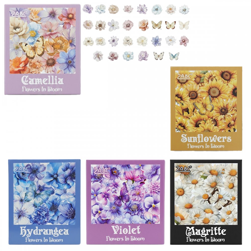 CAIXA COM 60 ADESIVOS SORTIDOS DE PLÁSTICO REF: APRY6