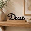 ENFEITE DECORATIVO DE MESA DE MADEIRA MODELO DEUS REF: AP61702D ENFEITE DECORATIVO DE MESA DE MADEIRA MODELO DEUS REF: AP61702D