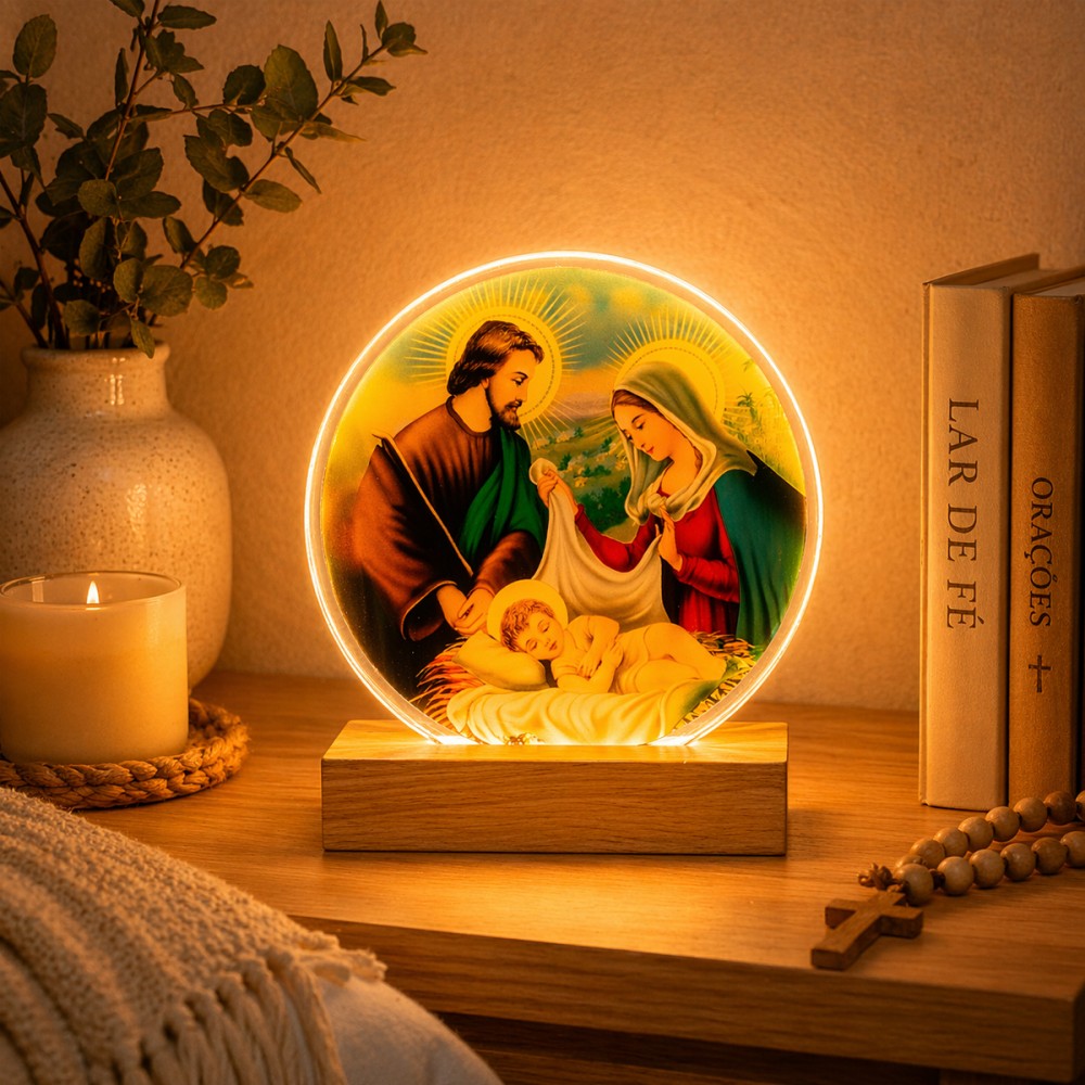 LUMINÁRIA DE MESA COM BASE DE MADEIRA VIA USB REF: AP7814Y04