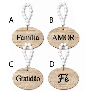 ENFEITE DECORATIVO DE PORTAS DE MADEIRA MDF REF: AP61701 